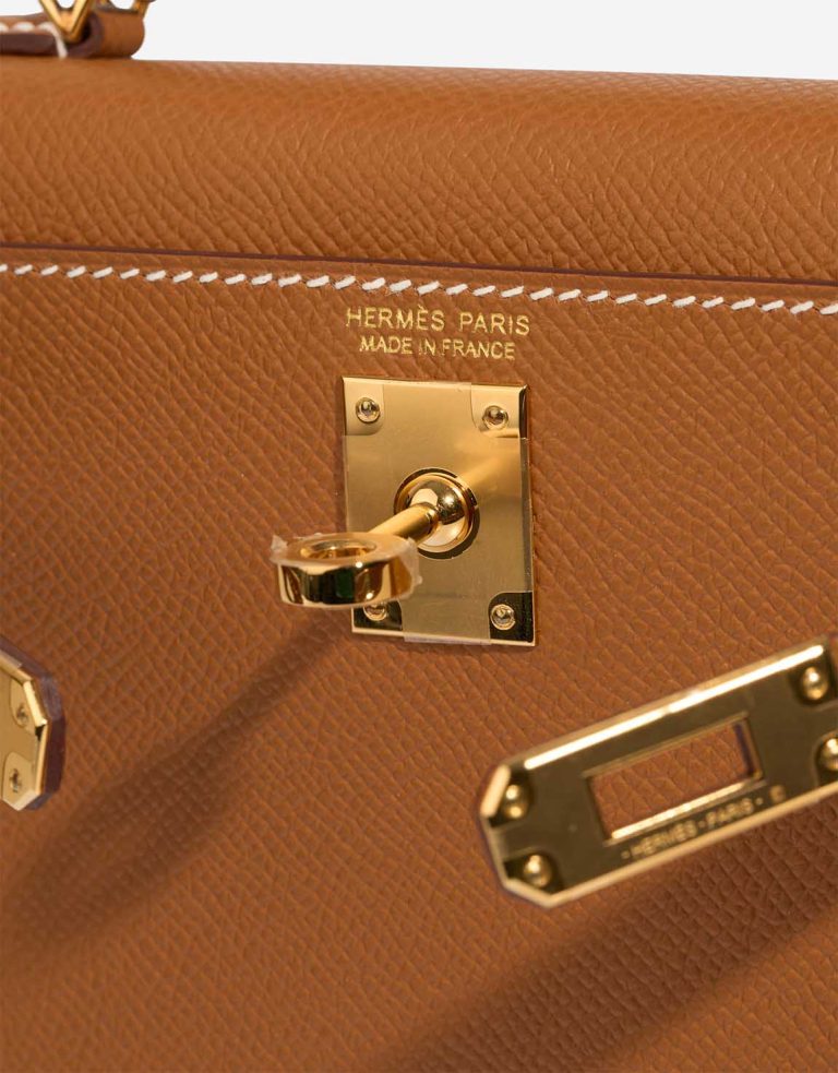 Hermès Kelly Mini Epsom Gold Logo | Sell your designer bag