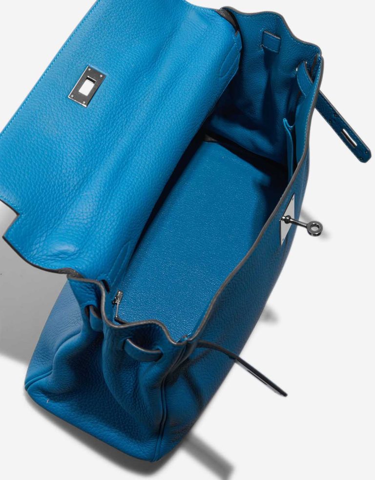 Hermès Kelly 32 Clémence Bleu Hydra Inside | Sell your designer bag