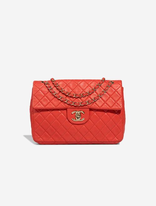Chanel Timeless Jumbo Lamb Red Front | Sell your designer bag