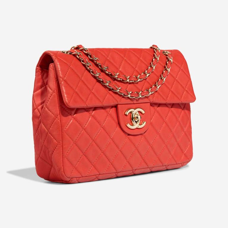 Chanel Timeless Jumbo Lamb Red | Sell your designer bag