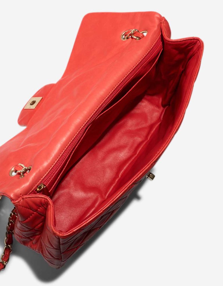 Chanel Timeless Jumbo Lamb Red Inside | Sell your designer bag