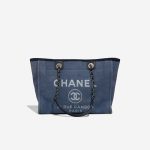 Chanel Deauville Small Canvas Blue Front | Sell your designer bag