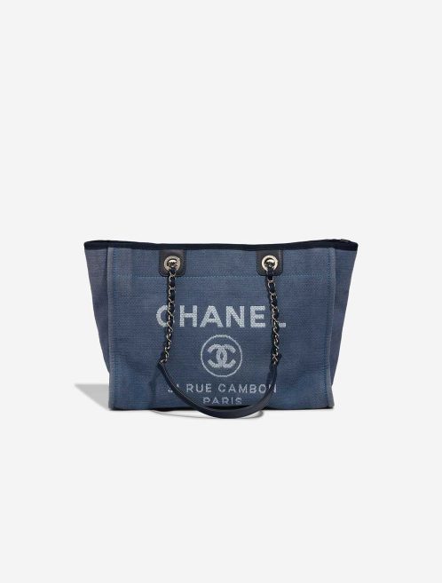 Chanel Deauville Small Canvas Blue Front | Sell your designer bag