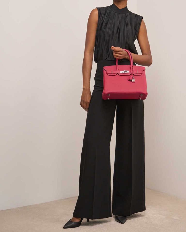 Hermès Birkin 30 Togo Framboise Front | Sell your designer bag