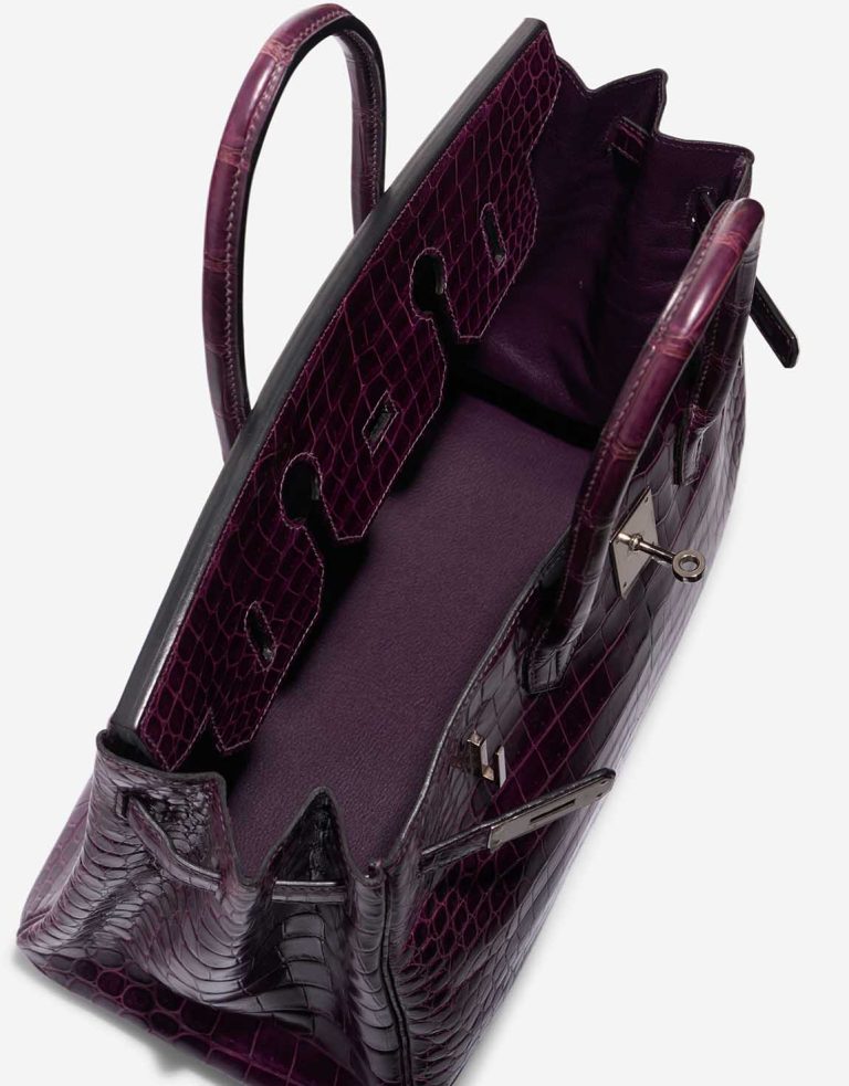 Hermès Birkin 35 Niloticus Crocodile Amethyst Inside | Sell your designer bag