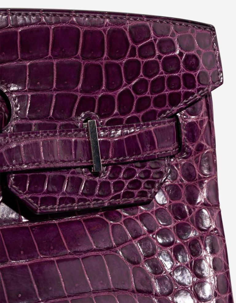 Hermès Birkin 35 Niloticus Crocodile Amethyst Signs of wear | Sell your designer bag