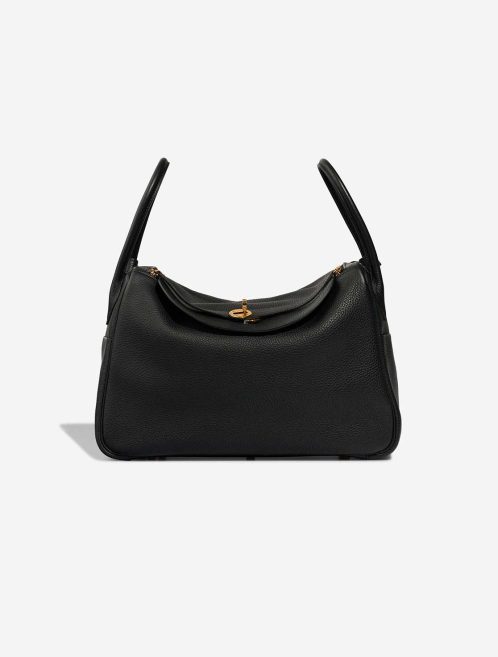 Hermès Lindy 34 Taurillon Clémence Black Front | Sell your designer bag
