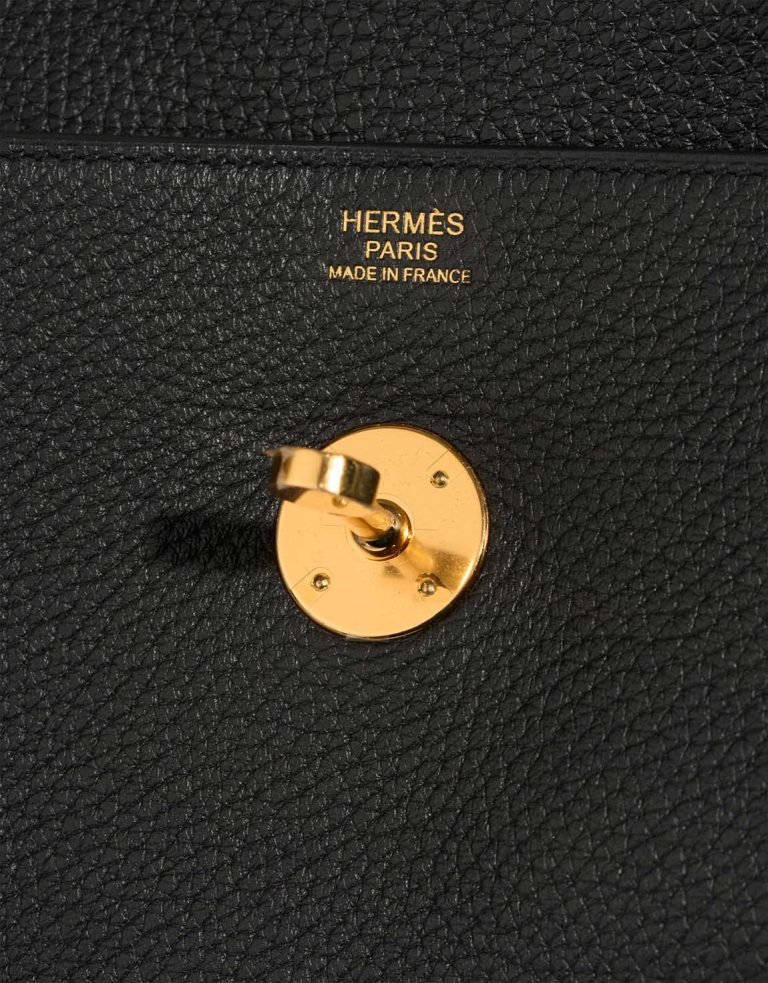 Hermès Lindy 34 Taurillon Clémence Black Logo | Sell your designer bag