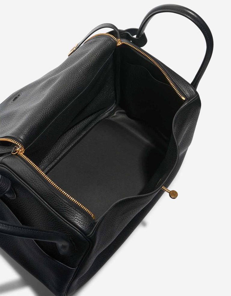 Hermès Lindy 34 Taurillon Clémence Black Inside | Sell your designer bag