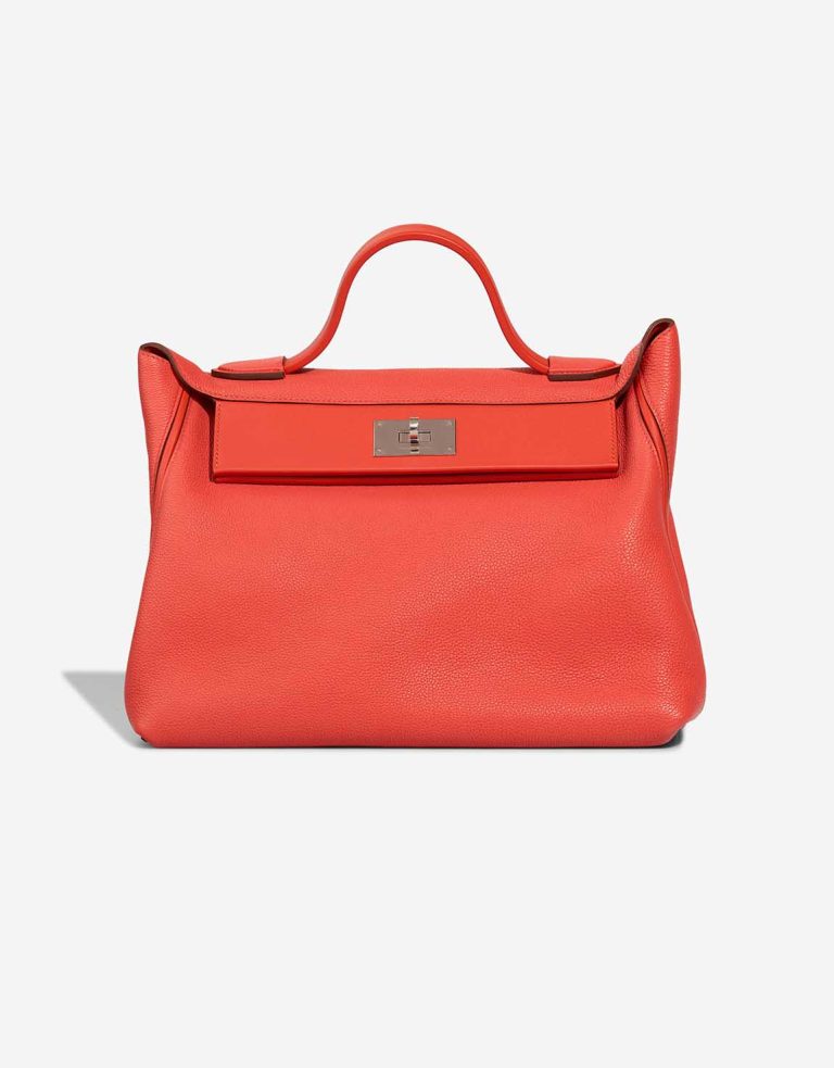 Hermès 24/24 35 Swift / Taurillon Clémence Capucine Front | Sell your designer bag