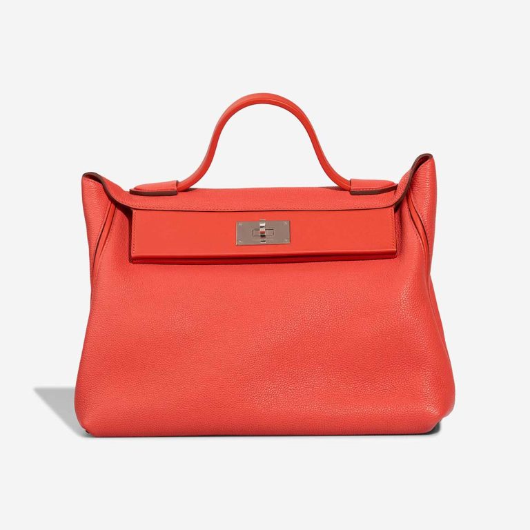 Hermès 24/24 35 Swift / Taurillon Clémence Capucine Front | Sell your designer bag