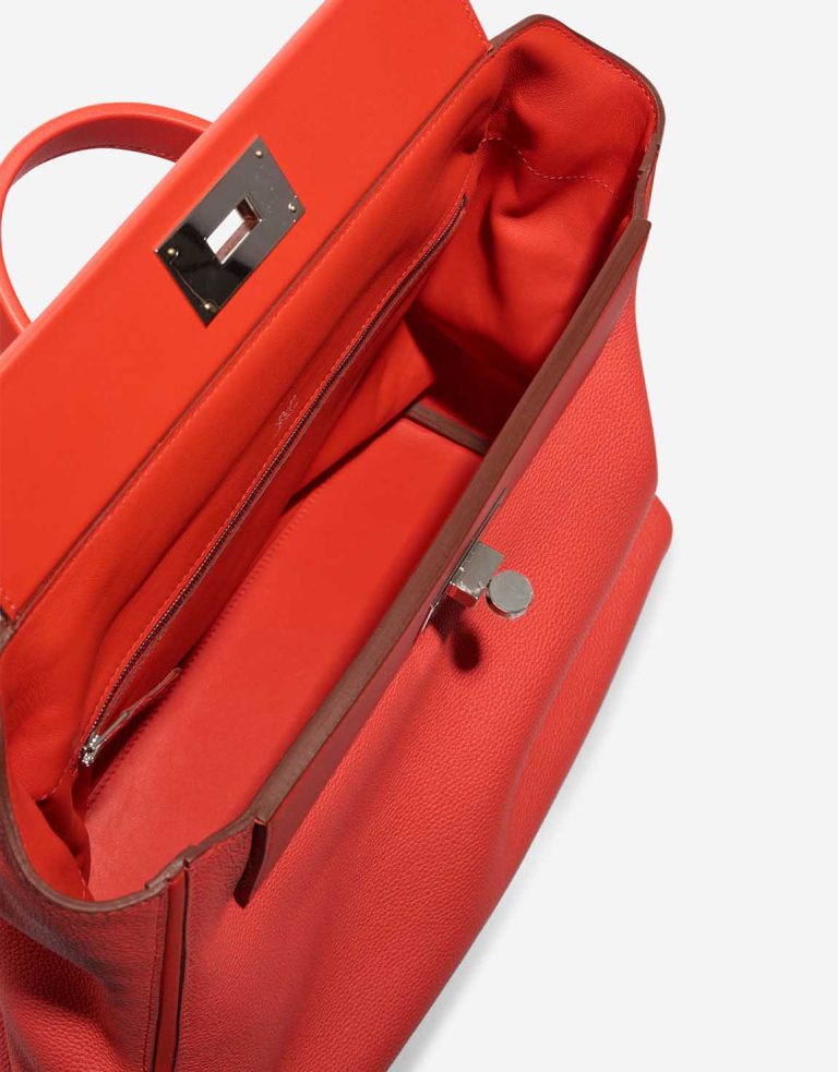 Hermès 24/24 35 Swift / Taurillon Clémence Capucine Inside | Sell your designer bag