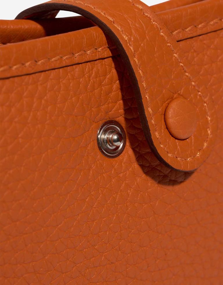 Hermès Evelyne 16 Taurillon Clémence Orange Front | Sell your designer bag