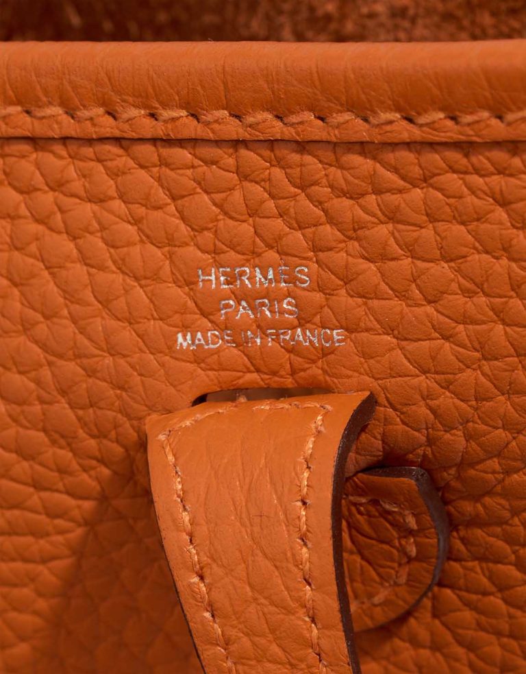 Hermès Evelyne 16 Taurillon Clémence Orange Logo | Sell your designer bag