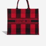 Dior Book Tote Large Canvas Red / Black Front | Sell your designer bag