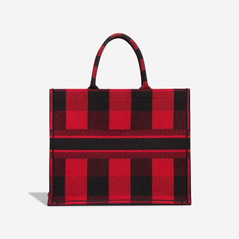Dior Book Tote Large Canvas Red / Black | Sell your designer bag