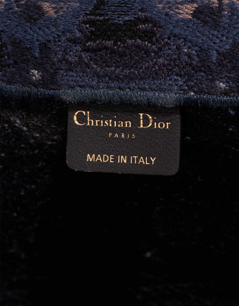 Dior Book Tote Large Canvas Blue Logo | Sell your designer bag