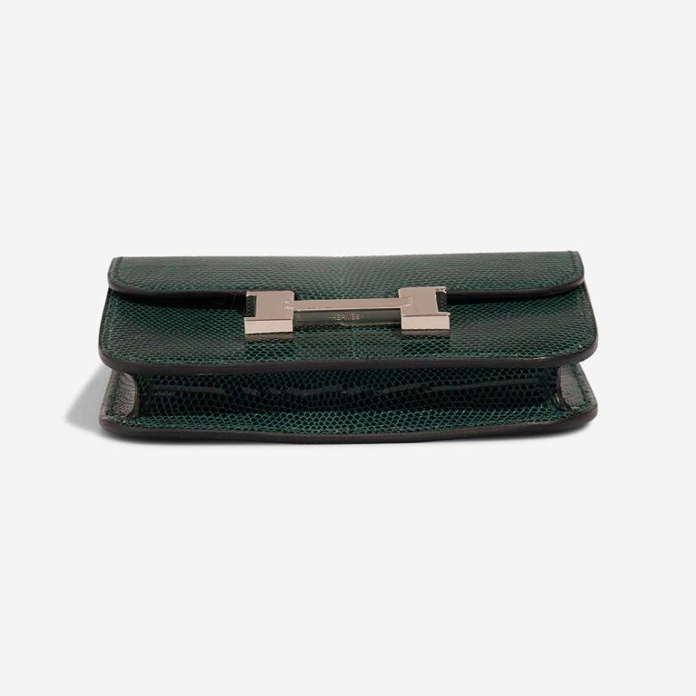 Hermès Constance Slim Wallet Niloticus Lizard Vert Cyprès | Sell your designer bag
