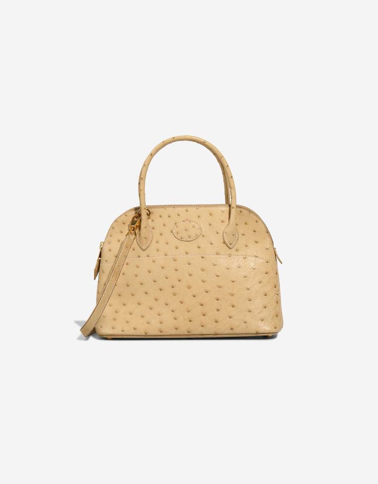 Hermès Bolide 27 Ostrich Poussière Front | Sell your designer bag