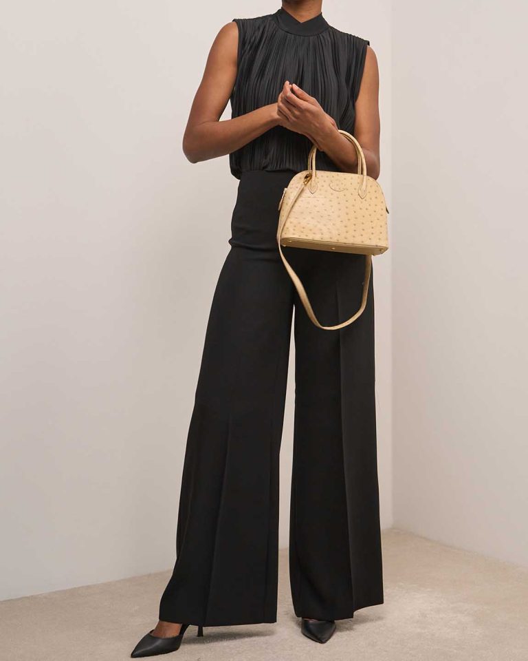 Hermès Bolide 27 Ostrich Poussière Front | Sell your designer bag
