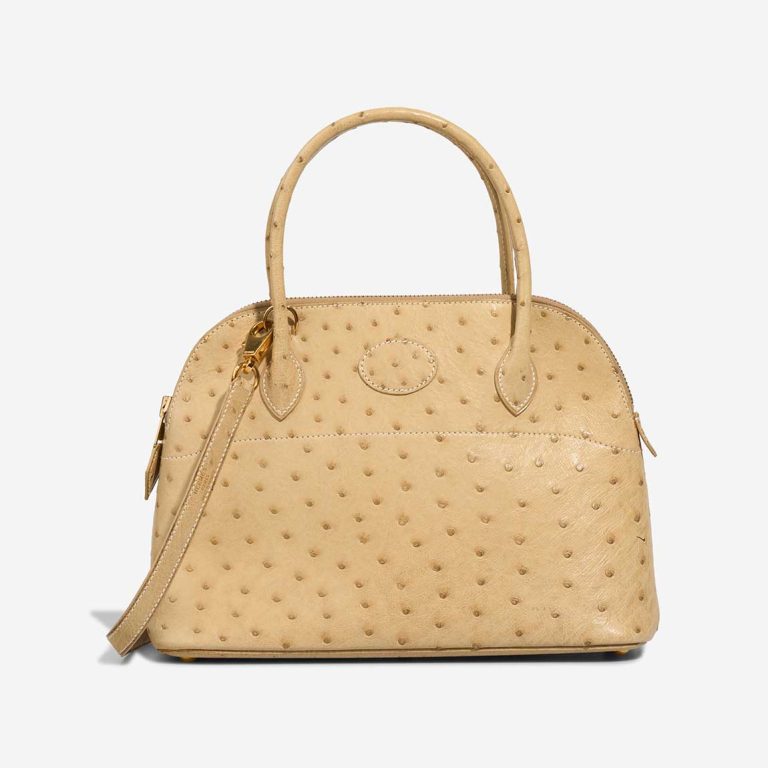 Hermès Bolide 27 Ostrich Poussière Front | Sell your designer bag