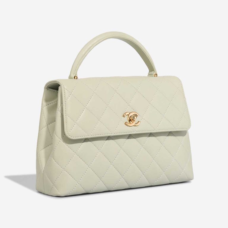 Chanel Timeless Handle Medium Lamb Mint | Sell your designer bag