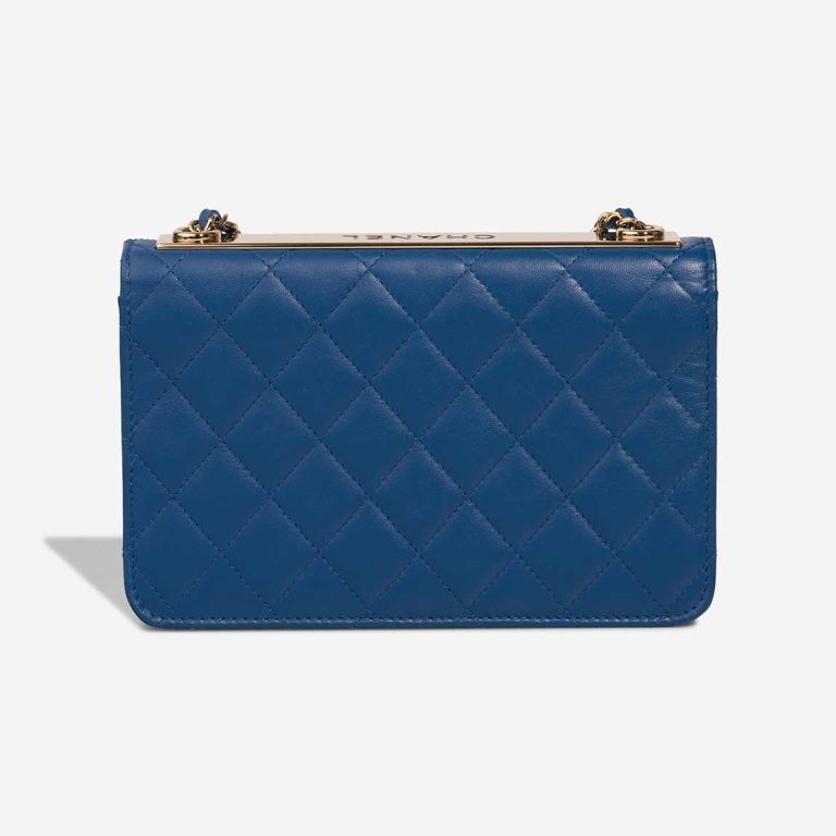 Chanel Timeless Wallet On Chain Lamb Blue | Sell your designer bag