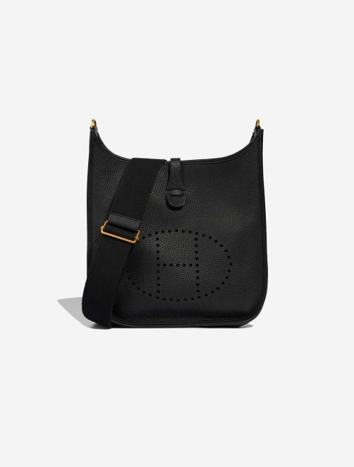 Hermès Evelyne 29 Clémence Black Front | Sell your designer bag