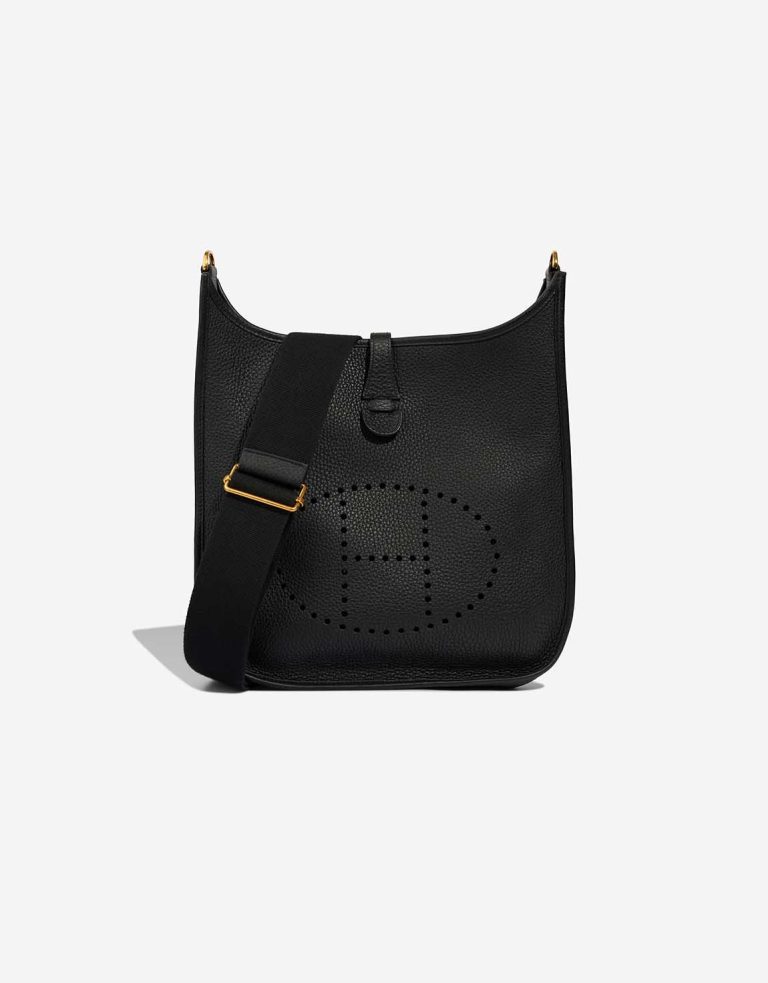 Hermès Evelyne 29 Clémence Black Front | Sell your designer bag