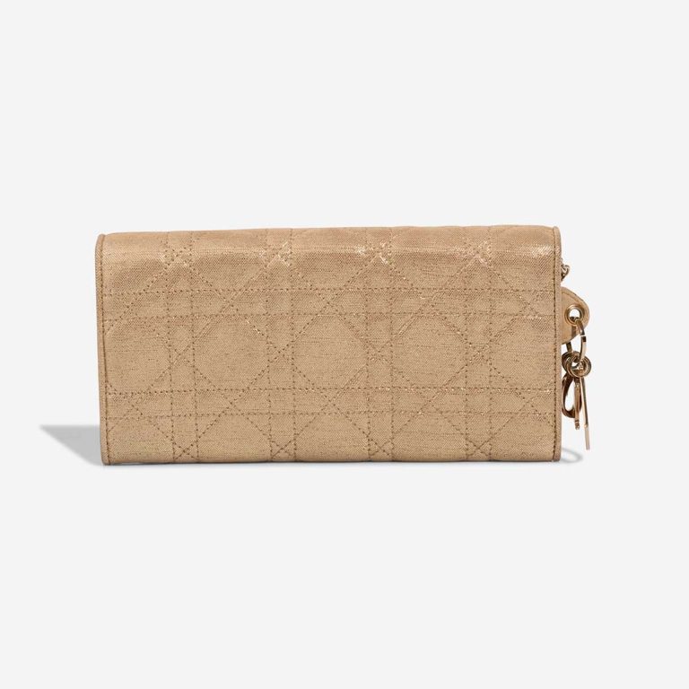Dior Clutch with Chain Small Lamb Metallic Gold | Sell your designer bag