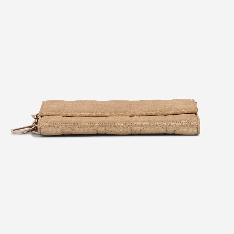 Dior Clutch with Chain Small Lamb Metallic Gold | Sell your designer bag