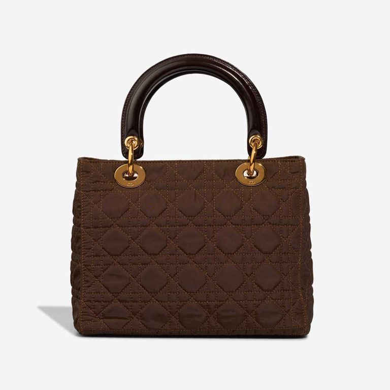 Dior Lady Medium Nylon Brown | Sell your designer bag