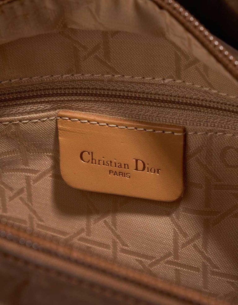 Dior Lady Medium Nylon Brown Logo | Sell your designer bag