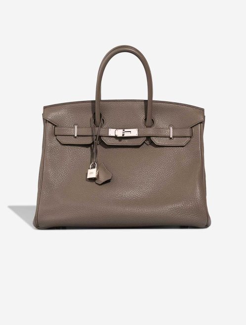 Hermès Birkin 35 Clémence Gris Étain Front | Sell your designer bag
