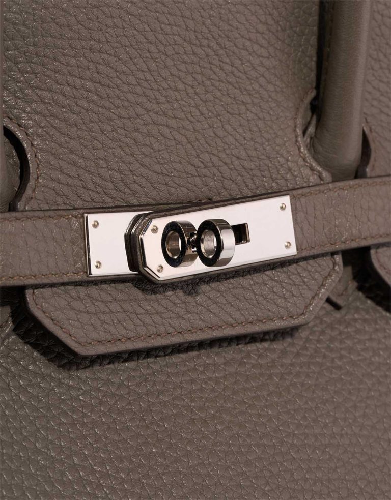 Hermès Birkin 35 Clémence Gris Étain Closing System | Sell your designer bag