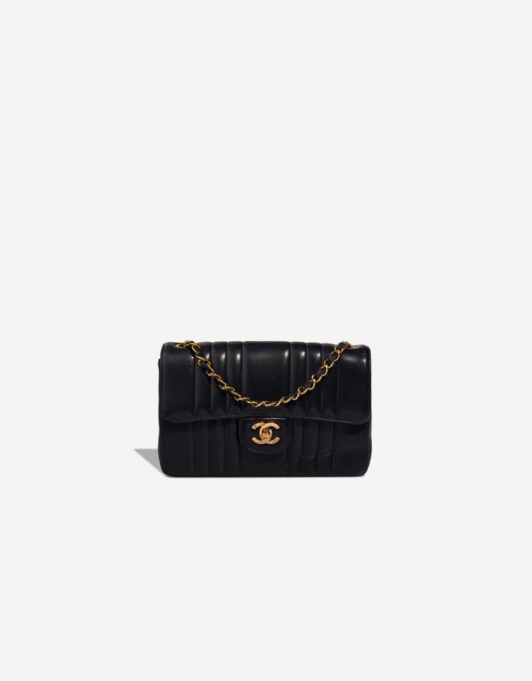 Chanel Timeless Small Lamb Dark Blue Front | Sell your designer bag
