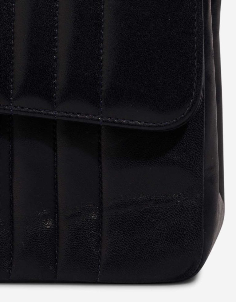 Chanel Timeless Small Lamb Dark Blue Signs of wear | Sell your designer bag