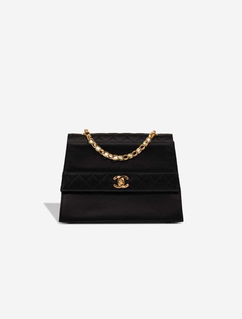Chanel Timeless Clutch Small Satin Black Front | Sell your designer bag