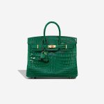 Hermès Birkin 25 Niloticus Crocodile Emerald Front | Sell your designer bag