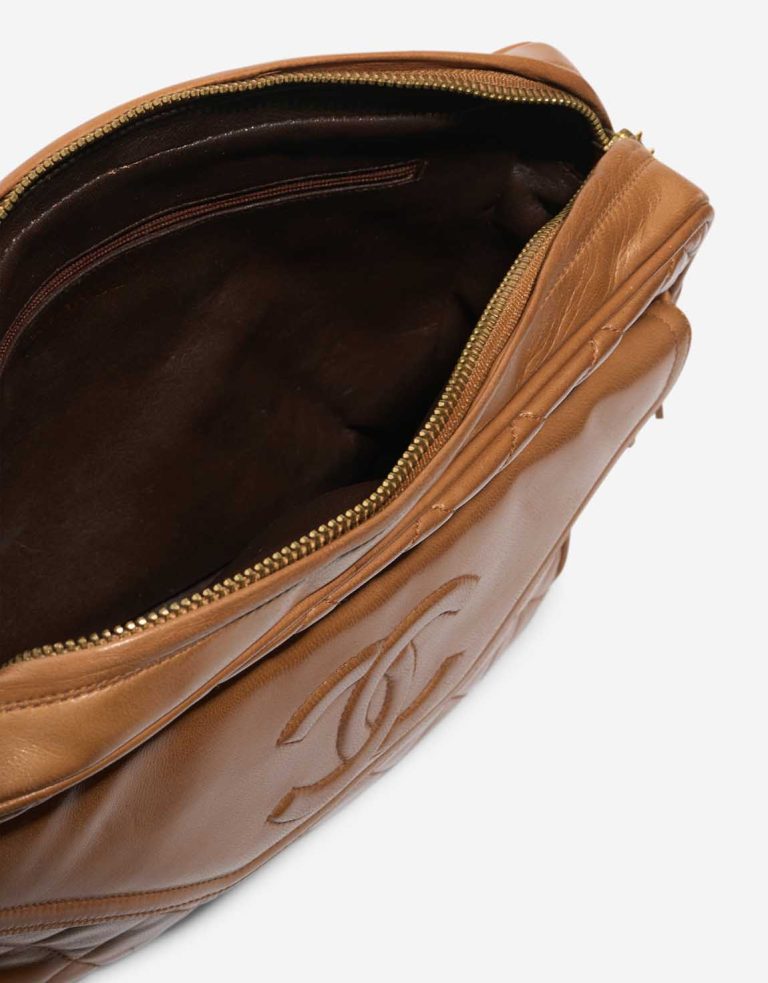 Chanel Camera Bag Large Lamb Brown Inside | Sell your designer bag
