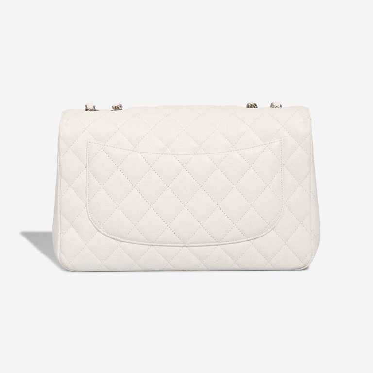 Chanel Timeless Jumbo Caviar White | Sell your designer bag