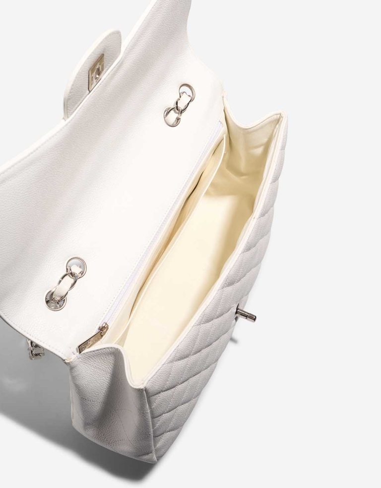 Chanel Timeless Jumbo Caviar White Inside | Sell your designer bag