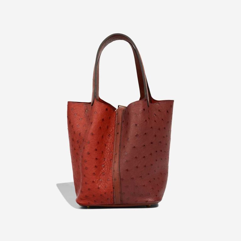 Hermès Picotin 22 Ostrich Rouge H / Rouge Vif | Sell your designer bag