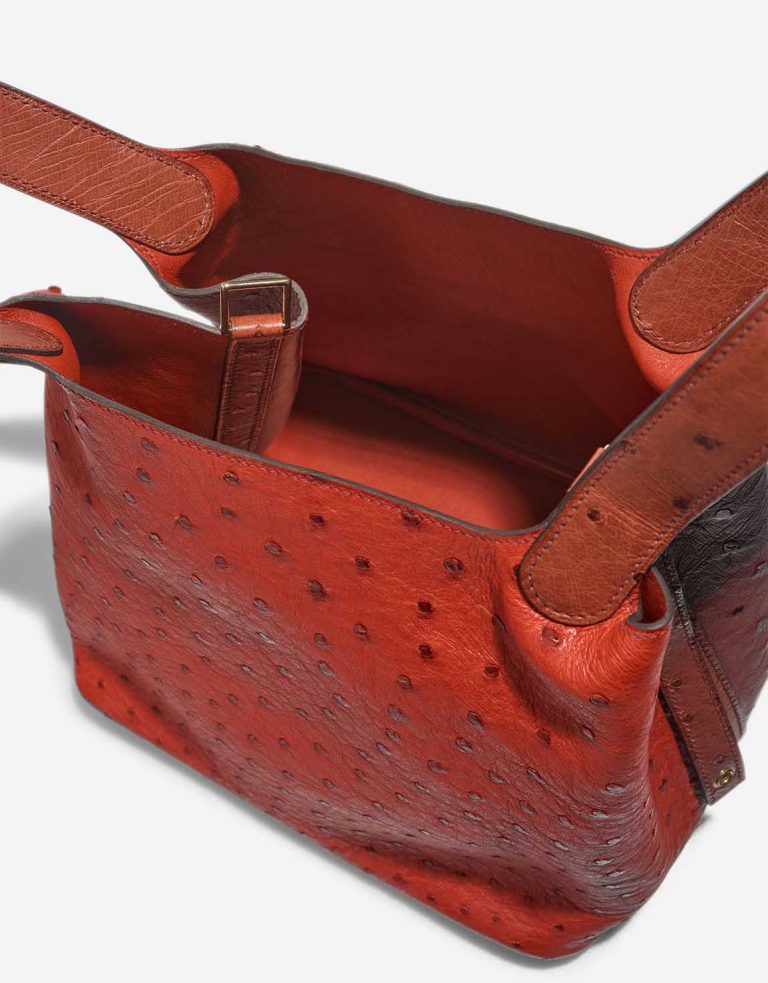 Hermès Picotin 22 Ostrich Rouge H / Rouge Vif Inside | Sell your designer bag