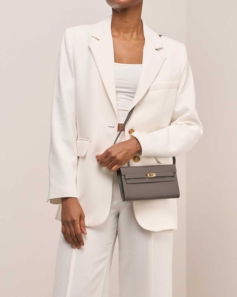 Hermès Kelly To Go Epsom Gris Meyer Front | Sell your designer bag
