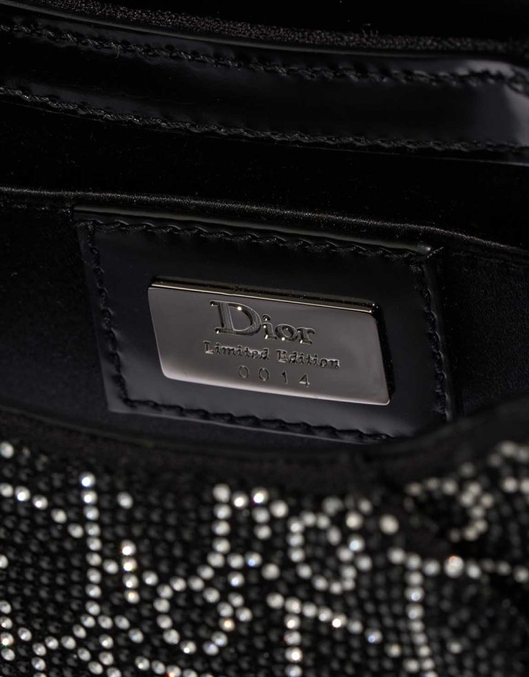 Dior Shoulder Bag Small Patent / Rhinestones Black / Oblique Logo | Sell your designer bag