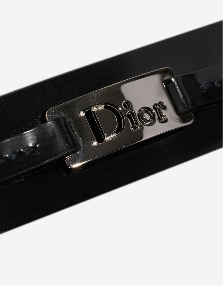 Dior Shoulder Bag Small Patent / Rhinestones Black / Oblique Signs of wear | Sell your designer bag