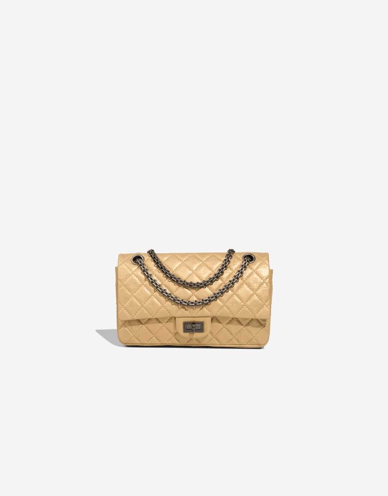 Chanel 2.55 Reissue 224 Aged Calf Gold Front | Sell your designer bag