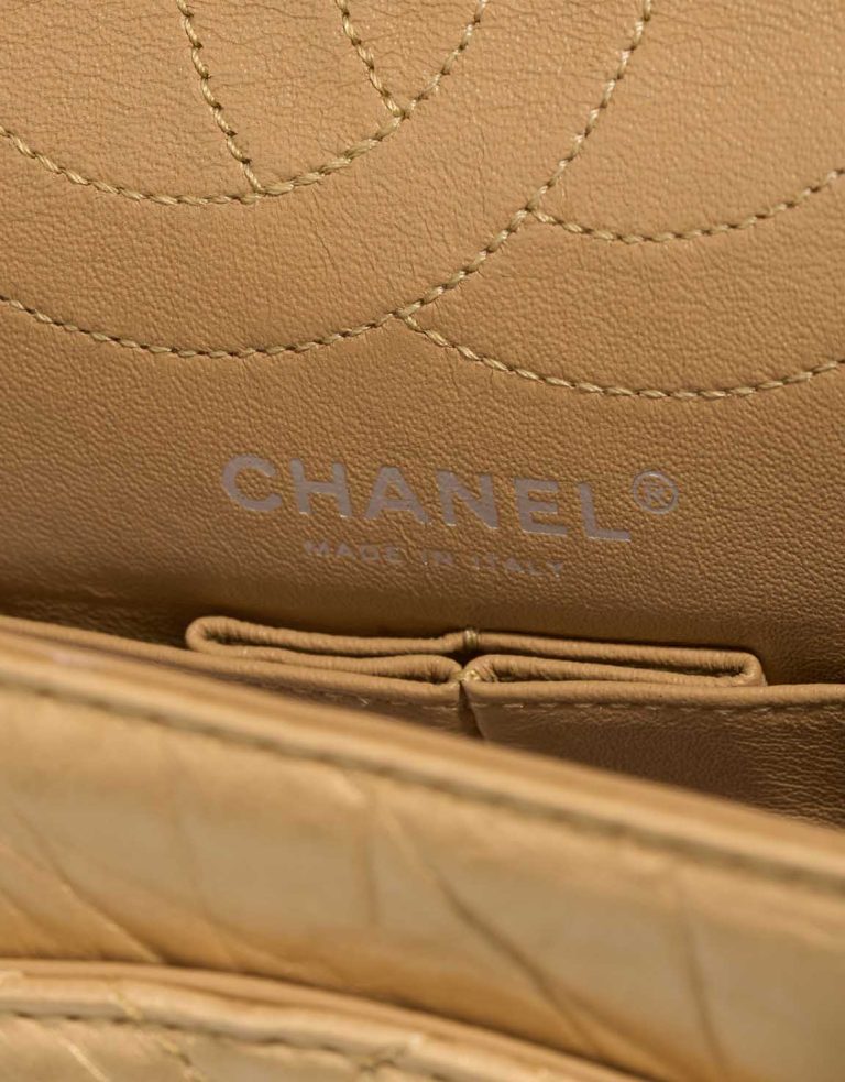 Chanel 2.55 Reissue 224 Aged Calf Gold Logo | Sell your designer bag