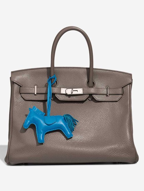 Hermès Rodeo MM Milo Lamb Bleu Zanzibar Closing System | Sell your designer bag